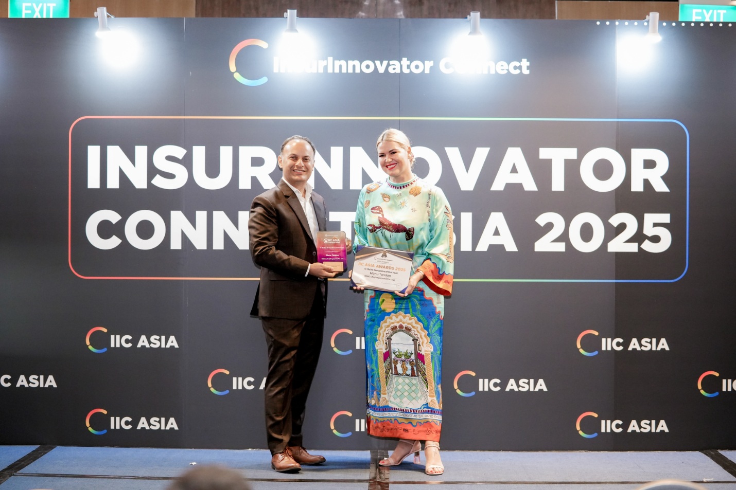 Women in Insurance Leadership Award presentation